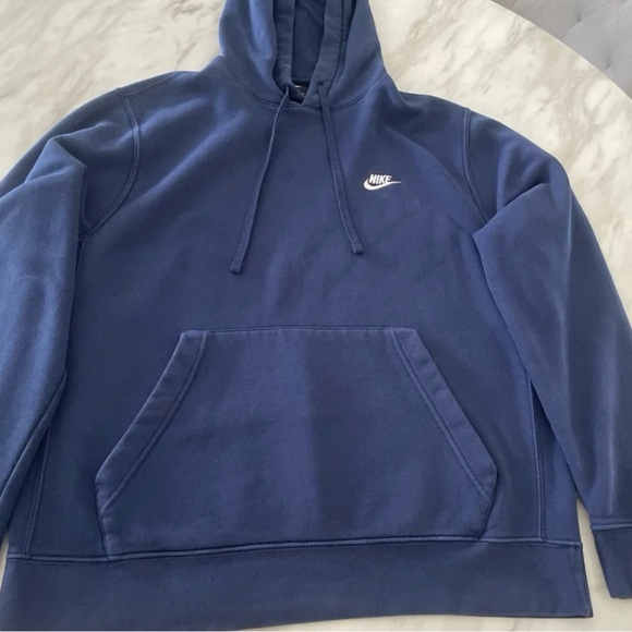 Nike Navy Pullover with Drawstrings - Picture 1 of 5